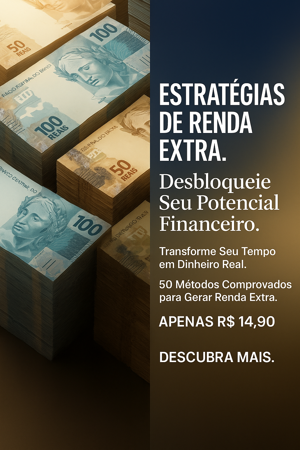 Capa do Ebook 50 Ideias de Renda Extra